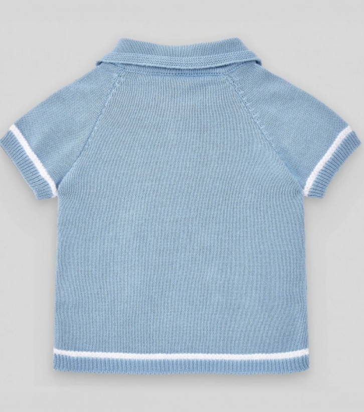 Boy's Knit Polo T-Shirt "Esencial"