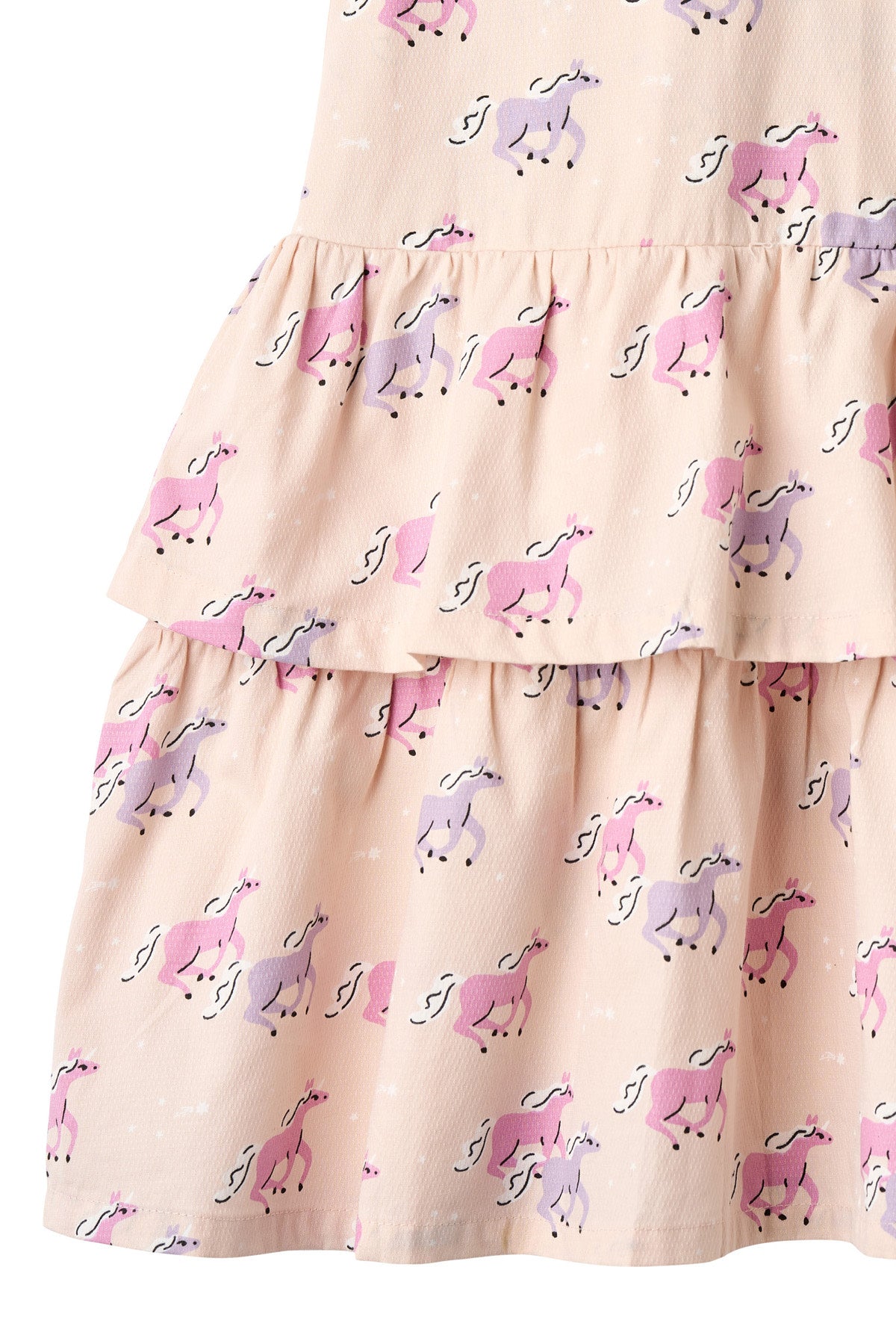 UNICORN DRESS W. RUFFLE & BOW