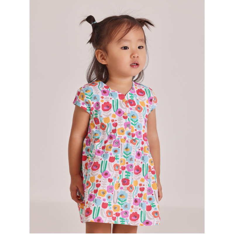 Knit Floral Dress