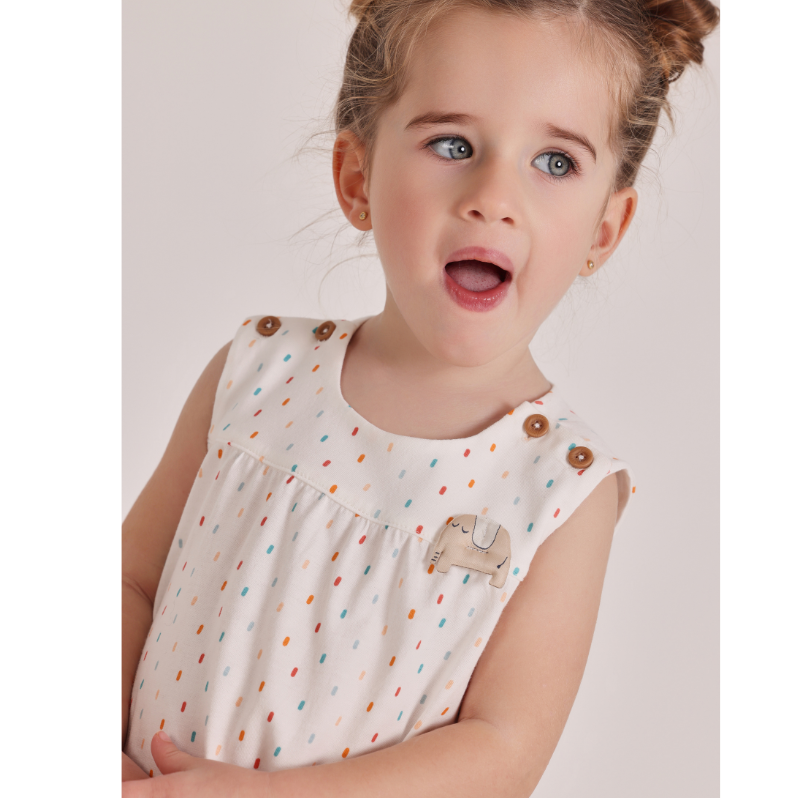 Knit Play Suit Printed