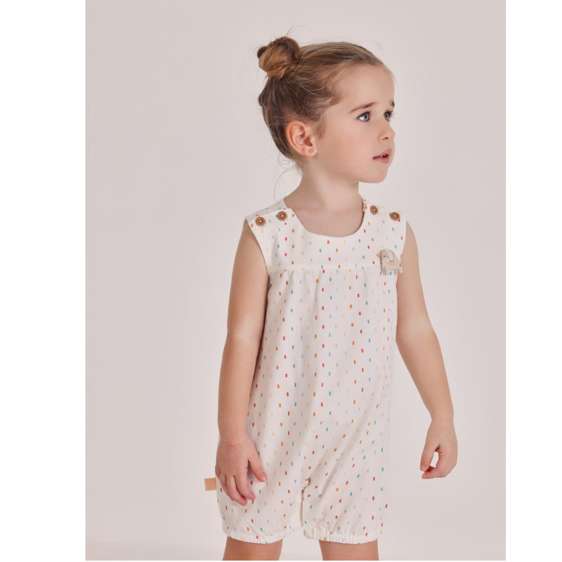 Knit Play Suit Printed