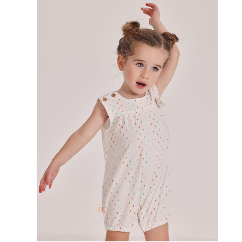 Knit Play Suit Printed