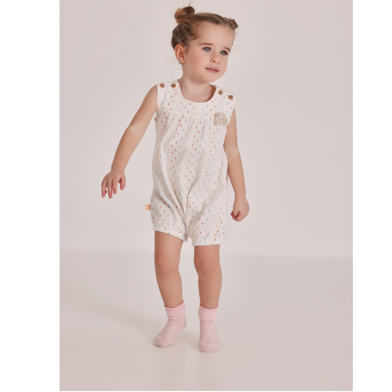 Knit Play Suit Printed