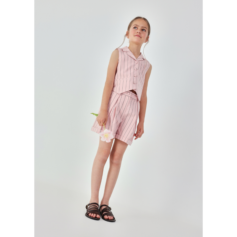 Girl's Striped Shorts