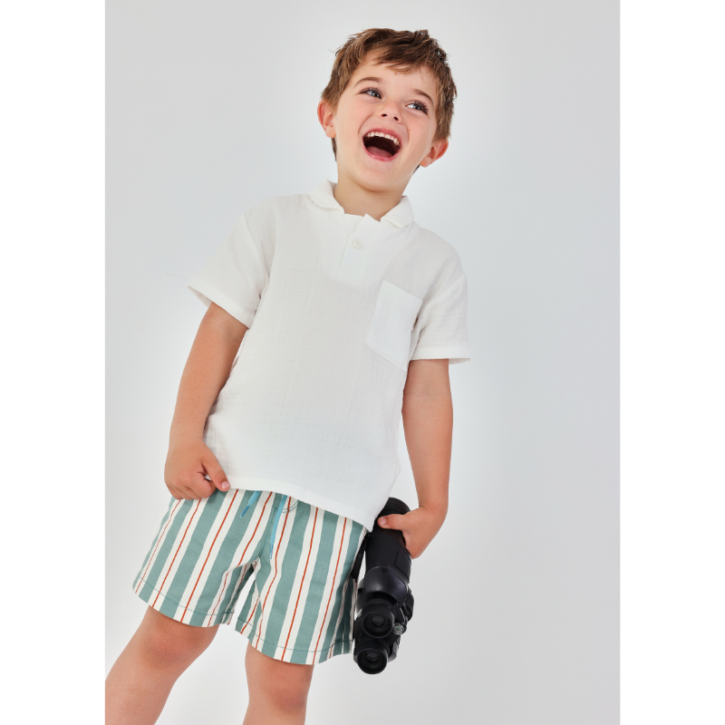 Stretch Gabardine Shorts