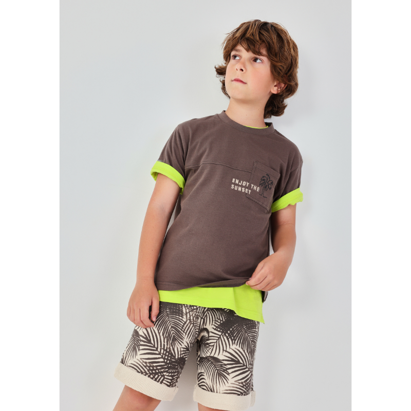 Palm Fleece Bermuda Shorts