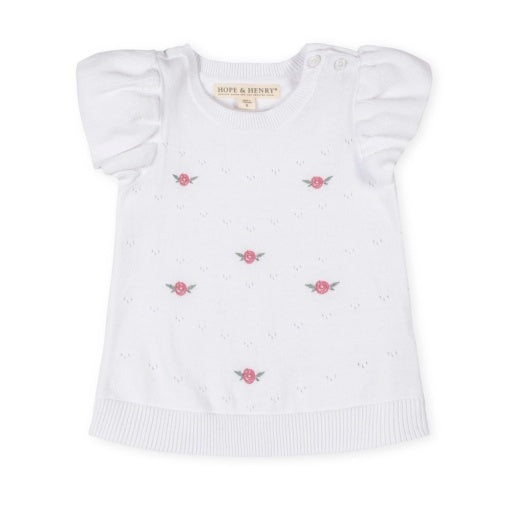 ORGANIC POINTELLE SWEATER