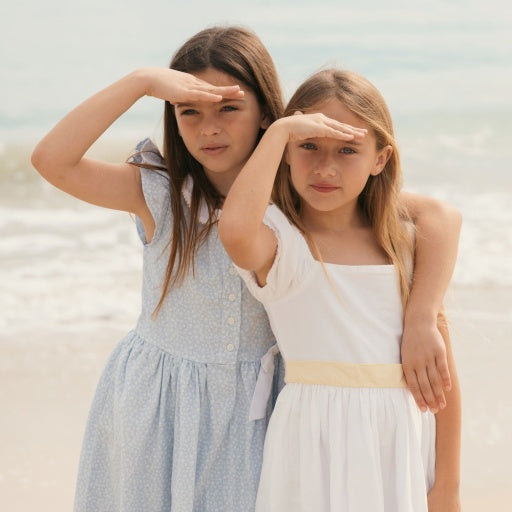 LINEN DRESS WITH COLLAR