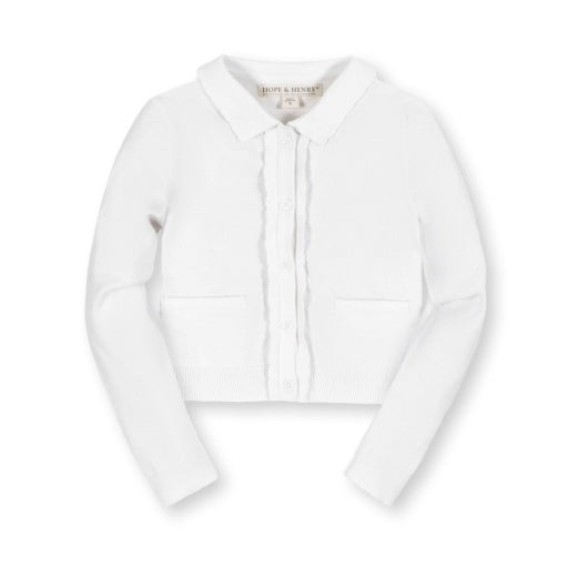 ORGANIC SCALLOP CARDIGAN