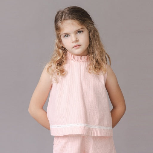 ORGANIC SEERSUCKER TOP
