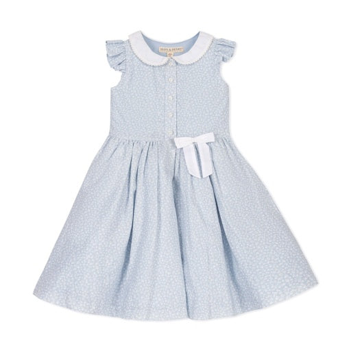 LINEN DRESS WITH COLLAR