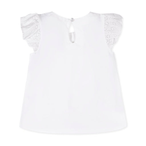 ORGANIC EYELET TOP