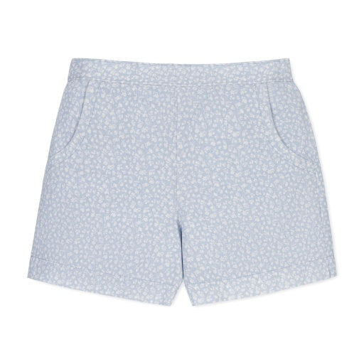 LINEN PULL-UP SHORT