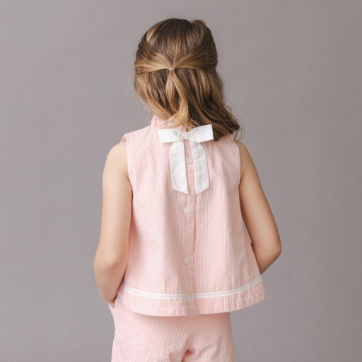 ORGANIC SEERSUCKER TOP