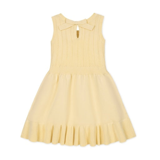ORGANIC FLOUNCE SWEATER DRESS